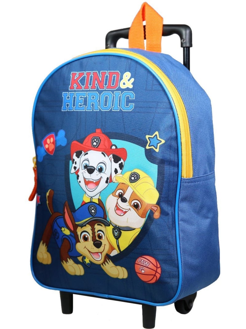BAGTROTTER Sac à dos à roulettes 31 cm Pat'Patrouille Bleu Bleu - Kiabi