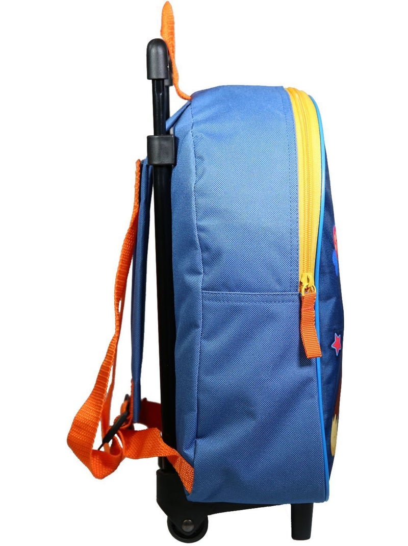BAGTROTTER Sac à dos à roulettes 31 cm Pat'Patrouille Bleu Bleu - Kiabi