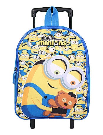 BAGTROTTER Sac à dos à roulettes 32 cm maternelle Les Minions Jaune