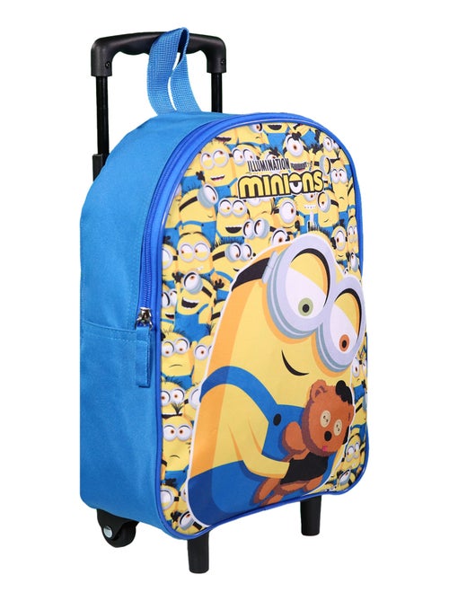 BAGTROTTER Sac à dos à roulettes 32 cm maternelle Les Minions Jaune - Kiabi