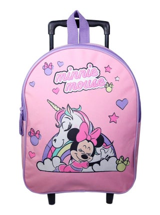 BAGTROTTER Sac à dos à roulettes 32 cm maternelle Minnie Rose