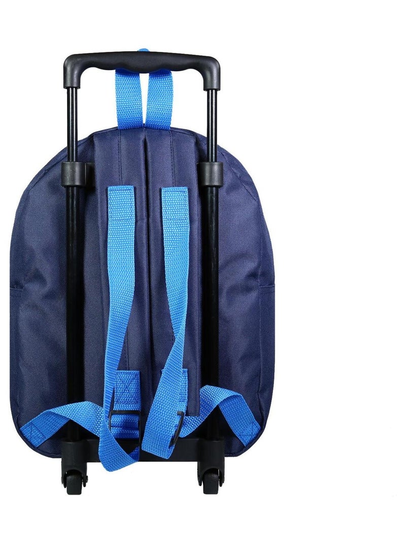 BAGTROTTER Sac à dos à roulettes 32 cm maternelle Pat'Patrouille Bleu Bleu - Kiabi