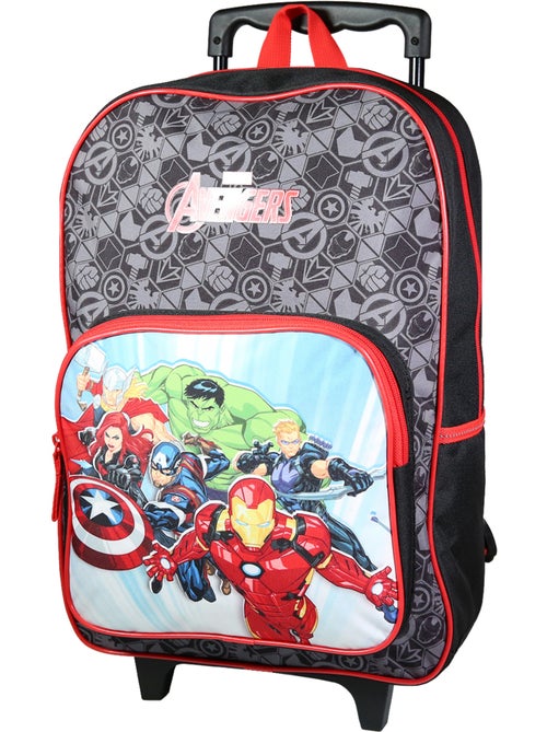 BAGTROTTER Sac à dos à roulettes 41 cm Marvel Avengers Noir - Kiabi