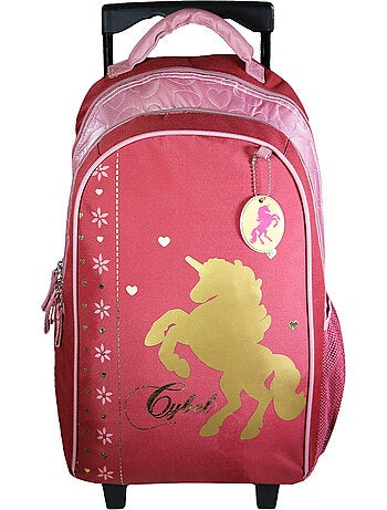 Bagtrotter Sac à dos à roulettes Cybel Rose