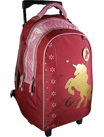Bagtrotter Sac à dos à roulettes Cybel Rose
