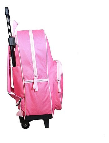 BAGTROTTER Sac à dos à roulettes Disney Minnie Noeud Rose