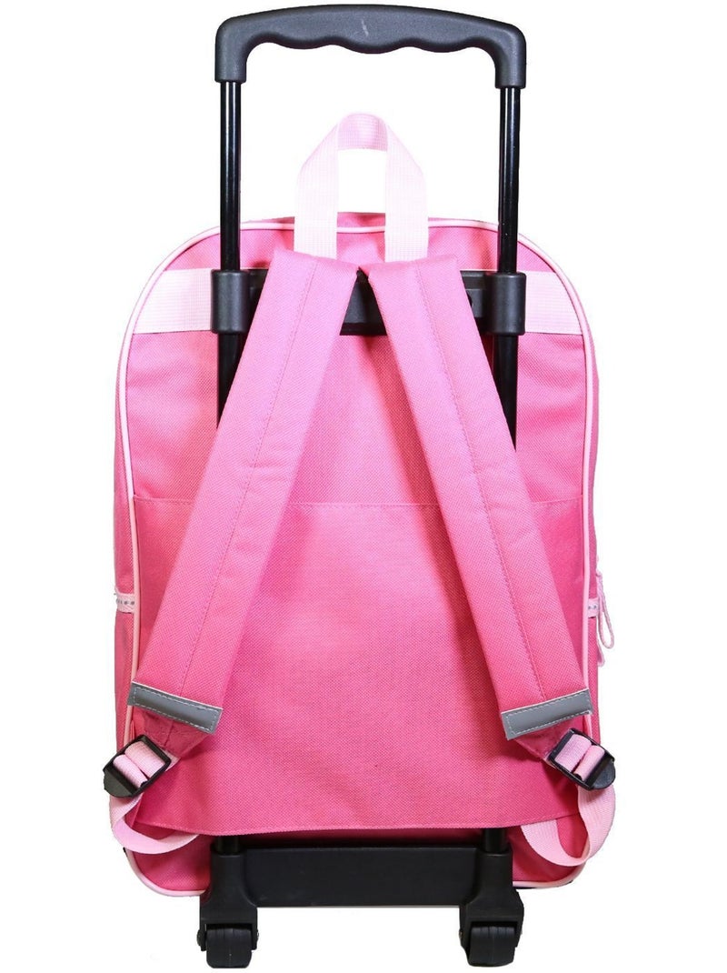 BAGTROTTER Sac à dos à roulettes Disney Minnie Noeud Rose Rose - Kiabi