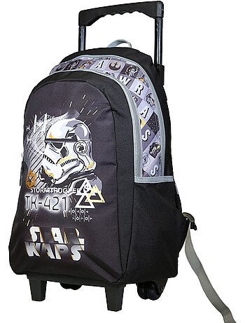 BAGTROTTER Sac à dos à roulettes Disney Star Wars Noir