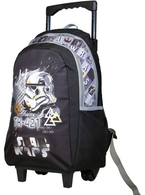 BAGTROTTER Sac à dos à roulettes Disney Star Wars Noir - Kiabi