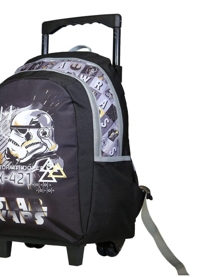 BAGTROTTER Sac à dos à roulettes Disney Star Wars Noir Noir - Kiabi