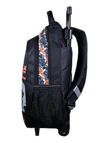 BAGTROTTER Sac à dos à roulettes Fast And Furious Noir