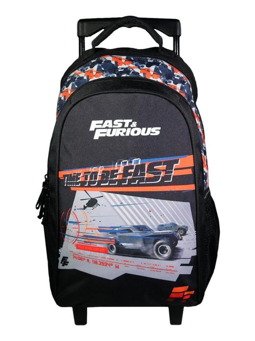 BAGTROTTER Sac à dos à roulettes Fast And Furious Noir - Kiabi