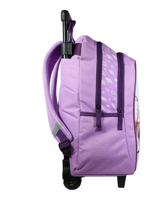 BAGTROTTER Sac à dos à roulettes La Reine des Neiges / Frozen Violet - Kiabi
