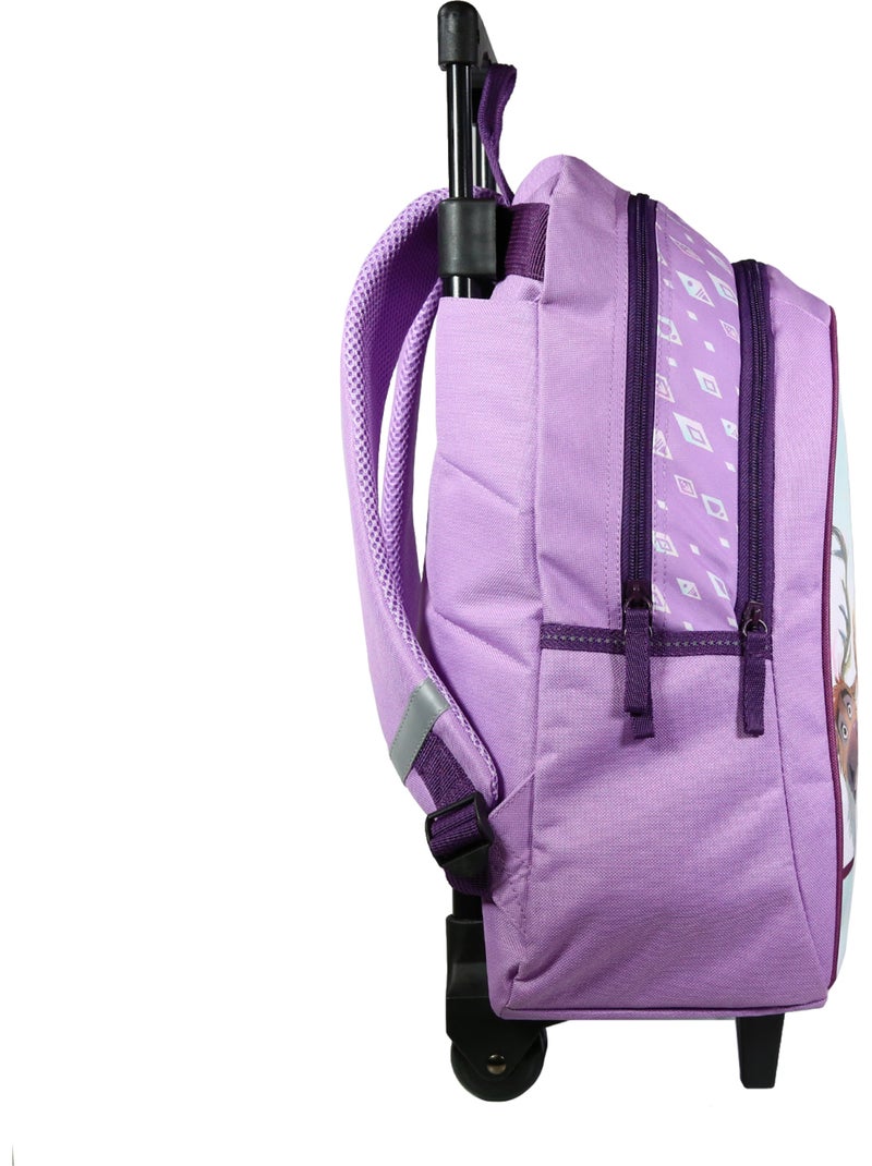 BAGTROTTER Sac à dos à roulettes La Reine des Neiges / Frozen Violet Violet - Kiabi