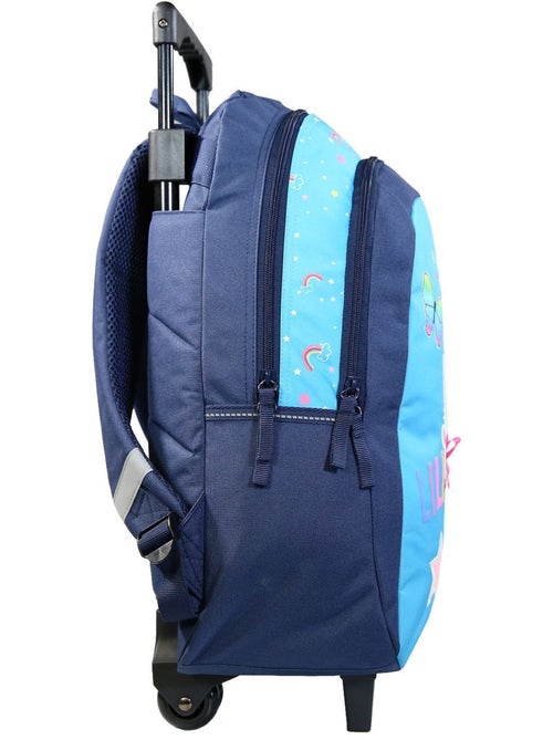 BAGTROTTER Sac à dos à roulettes Lili Lou Bleu - Kiabi BAGTROTTER Sac à dos à roulettes Lili Lou Bleu - Kiabi