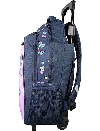 BAGTROTTER Sac à dos à roulettes Lili Lou Violet