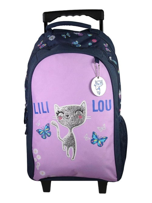 BAGTROTTER Sac à dos à roulettes Lili Lou Violet - Kiabi