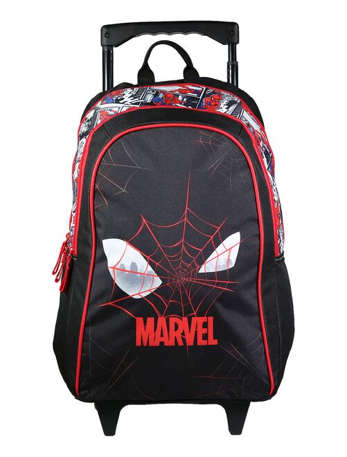 BAGTROTTER Sac à dos à roulettes Marvel Spider-Man Noir - Kiabi