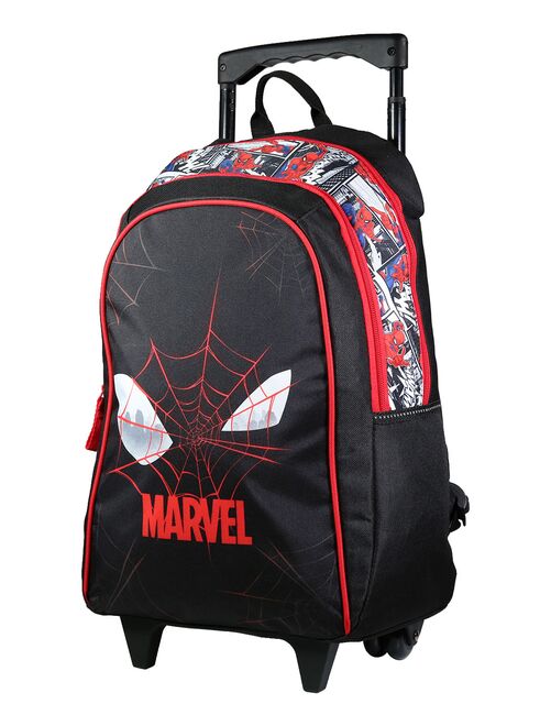 BAGTROTTER Sac à dos à roulettes Marvel Spider-Man Noir - Kiabi