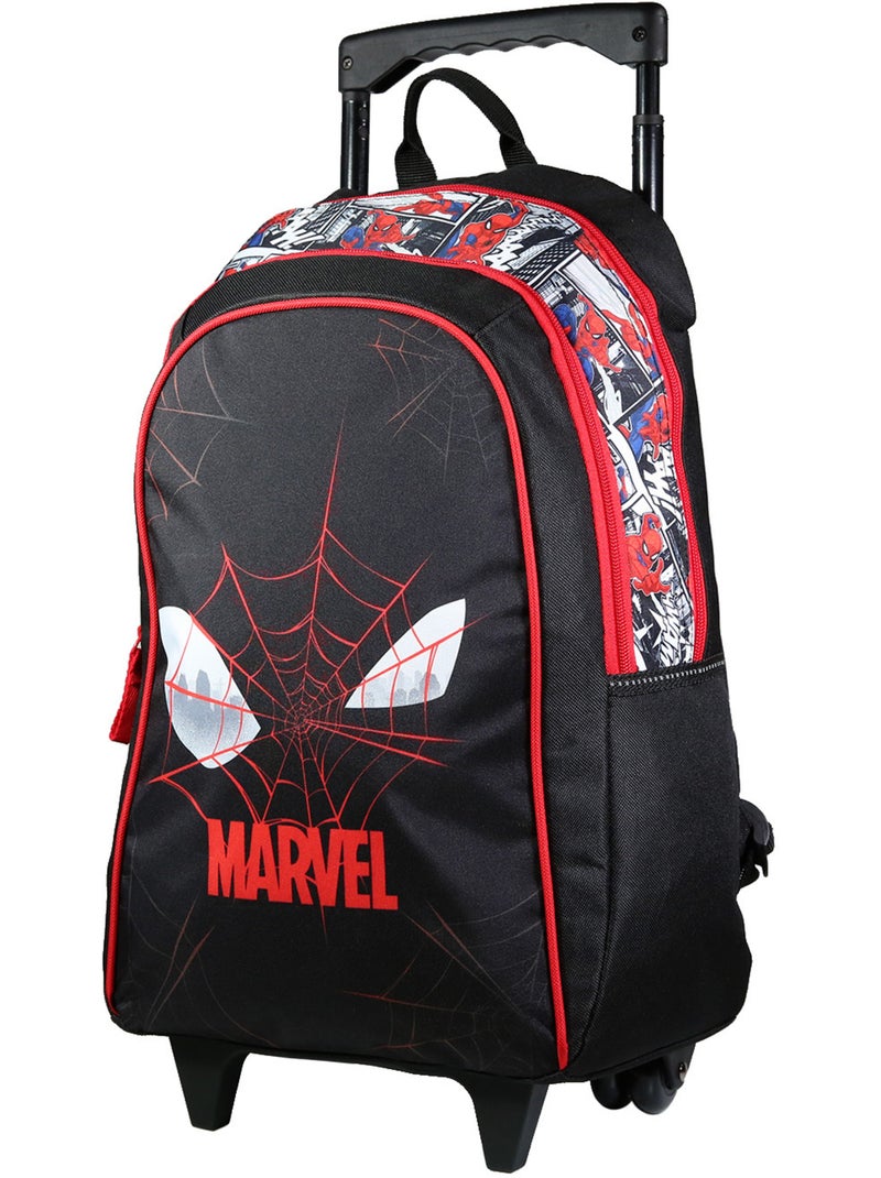 BAGTROTTER Sac à dos à roulettes Marvel Spider-Man Noir Noir - Kiabi