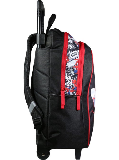 BAGTROTTER Sac à dos à roulettes Marvel Spider-Man Noir - Kiabi