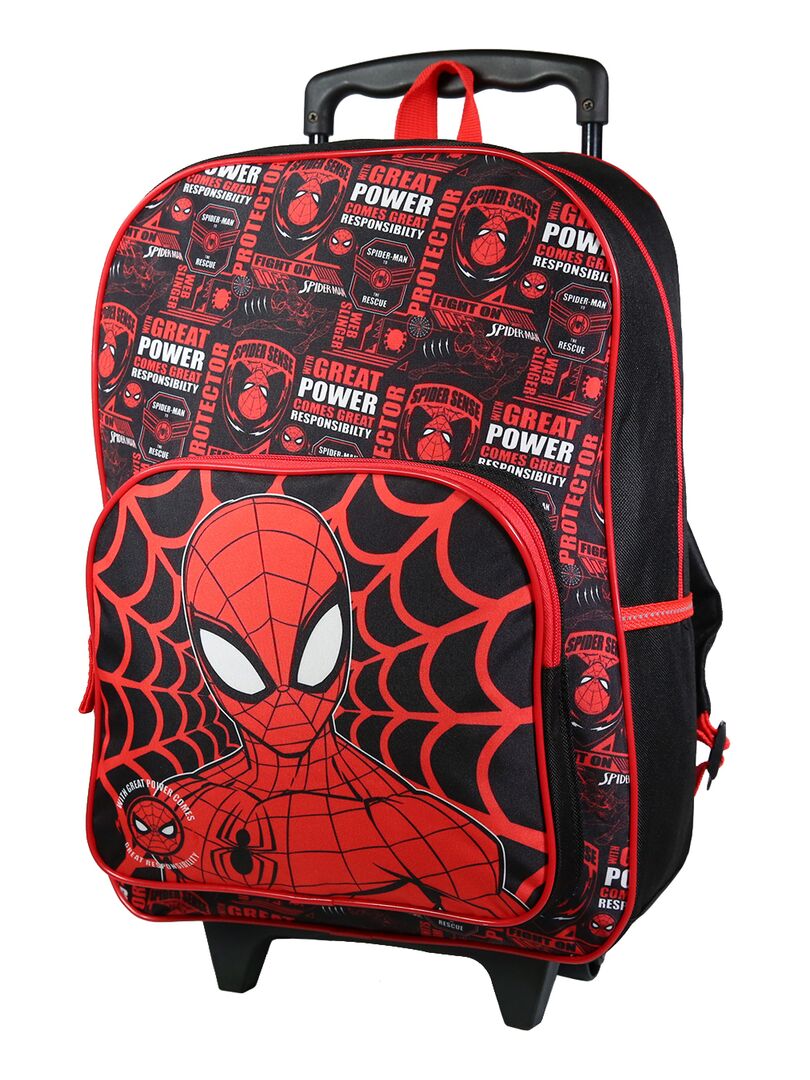BAGTROTTER Trousse scolaire ronde Marvel Spider-Man Noire Toile d'araignée  - Noir - Kiabi - 9.95€