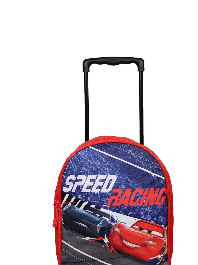 BAGTROTTER Sac à dos à roulettes maternelle 31 cm Disney Cars Rouge Rouge - Kiabi
