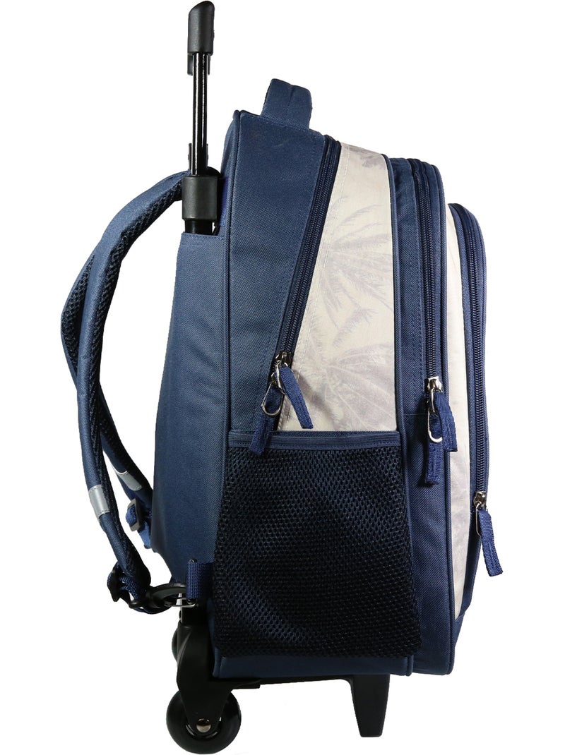 BAGTROTTER Sac à dos à roulettes Offshore Beige Van & Surf Beige - Kiabi