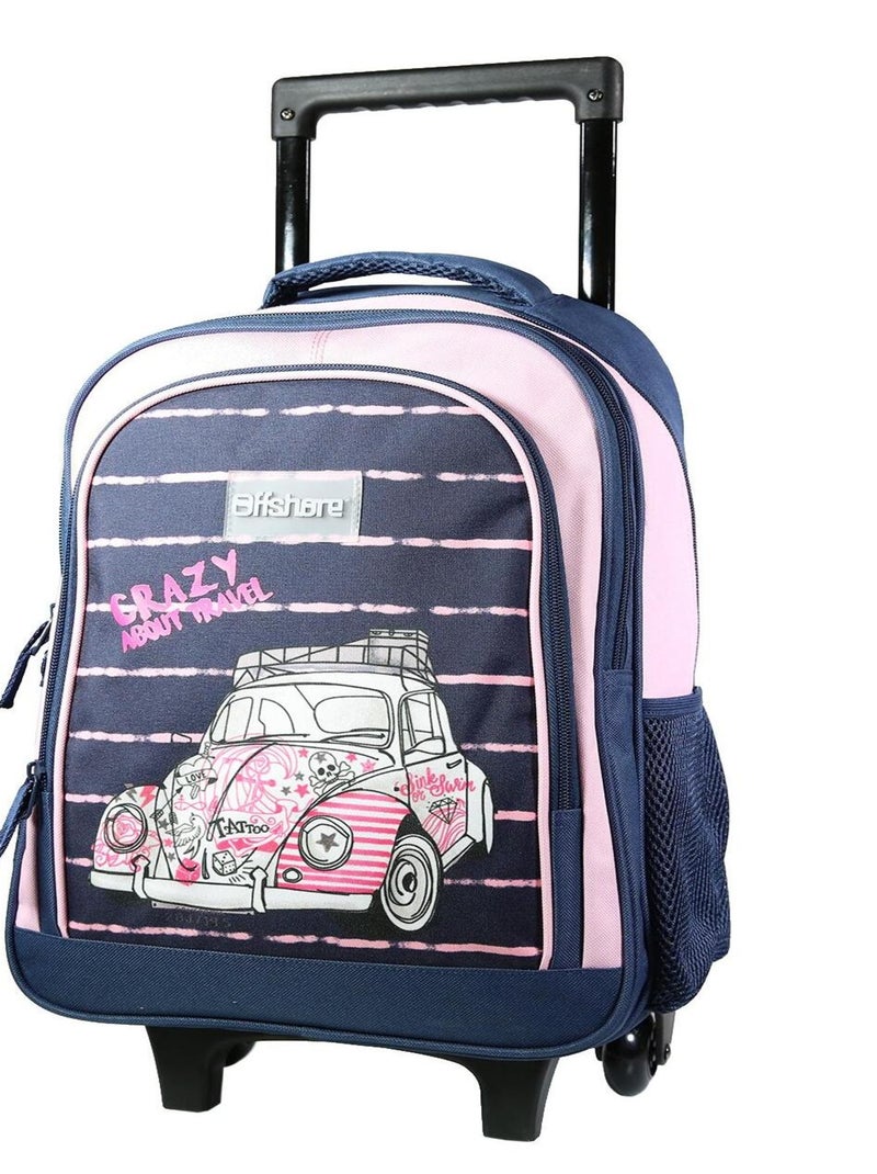 BAGTROTTER Sac à dos à roulettes Offshore Bleu Voiture Bleu - Kiabi