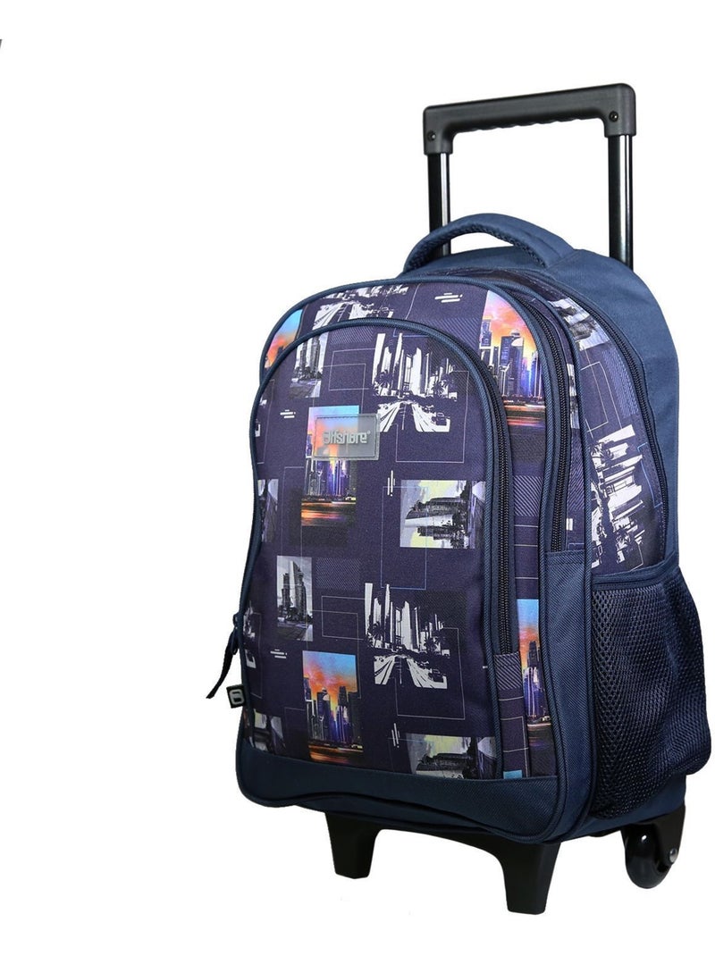 BAGTROTTER Sac à dos à roulettes Offshore City Ville Bleu Bleu - Kiabi