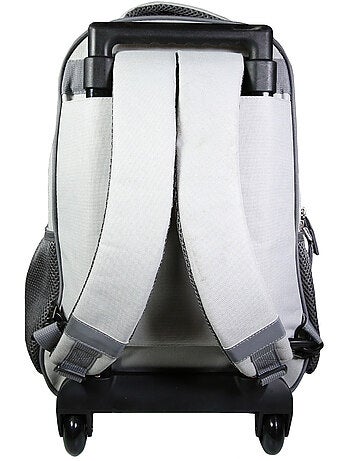 BAGTROTTER Sac à dos à roulettes Offshore Grise Fleurs