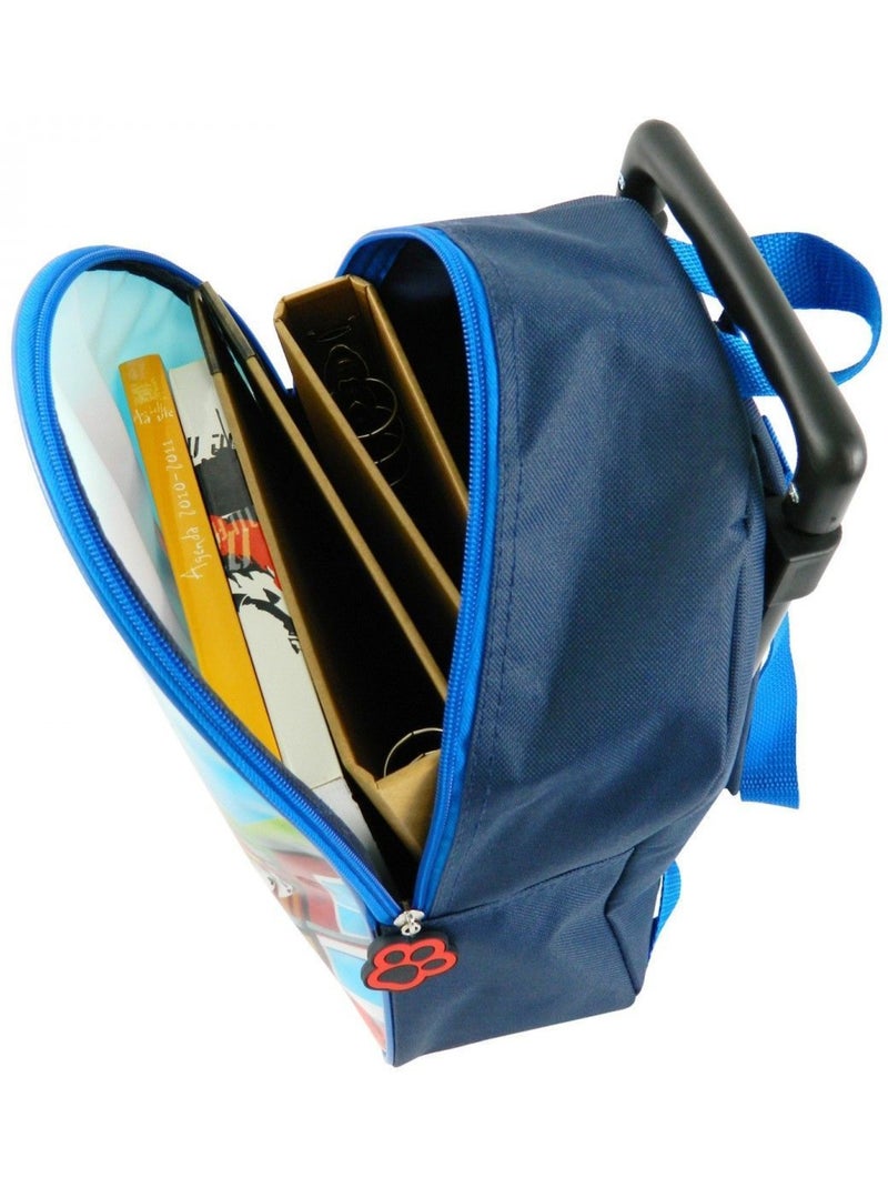 BAGTROTTER Sac à dos à roulettes Pat' Patrouille 31cm Bleu Bleu - Kiabi