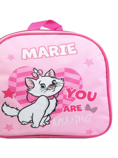 BAGTROTTER Sac à dos gouter 24 cm maternelle Disney Marie Les Aristochats Rose - Kiabi