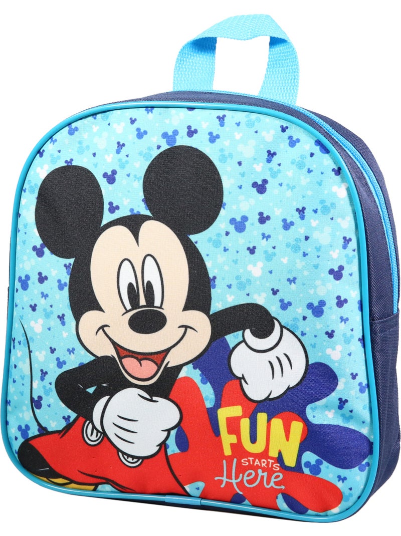 Bagtrotter sac à dos gouter 24 cm maternelle disney mickey bleu Bleu marine - Kiabi