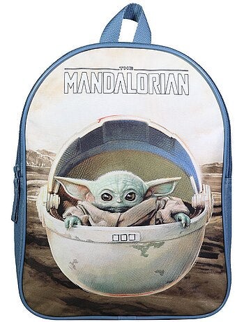 BAGTROTTER Sac à dos gouter maternelle 31 cm Baby Yoda Disney Star Wars / The Mandalorian Beige