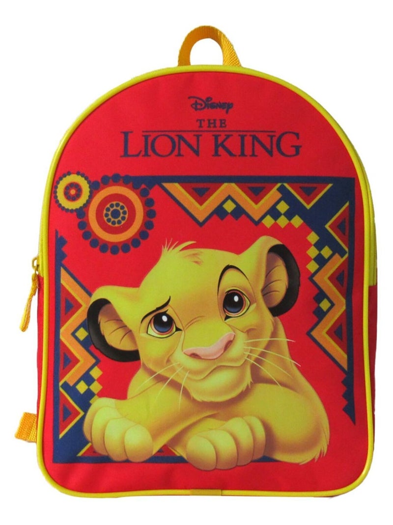 BAGTROTTER Sac à dos goûter maternelle 31 cm Disney Le Roi Lion Rouge Rouge - Kiabi
