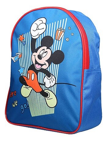 BAGTROTTER Sac à dos gouter maternelle 31 cm Disney Mickey Bleu