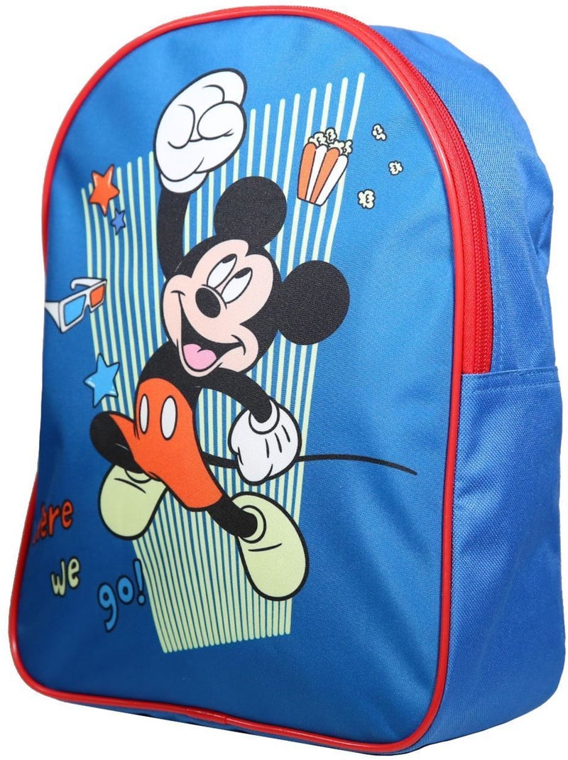 BAGTROTTER Sac à dos gouter maternelle 31 cm Disney Mickey Bleu Bleu - Kiabi