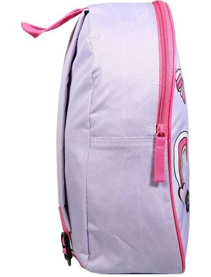 Sac à Dos Maternelle Minnie Mouse - 18x22x8 Cm, Rouge, Polyester Pelucheux - Pour Enfants, Licence Disney Officielle