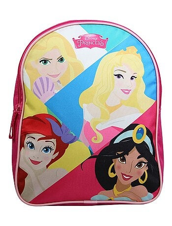 BAGTROTTER Sac à dos gouter maternelle 31 cm Disney Princesses Rose