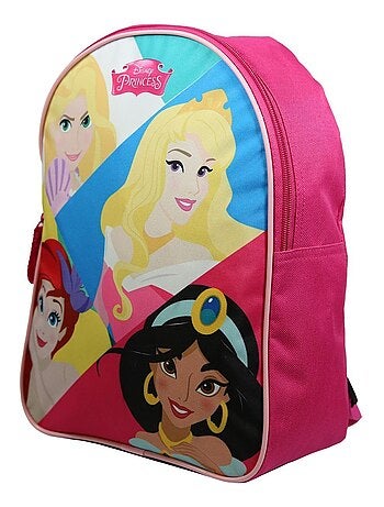 BAGTROTTER Sac à dos gouter maternelle 31 cm Disney Princesses Rose