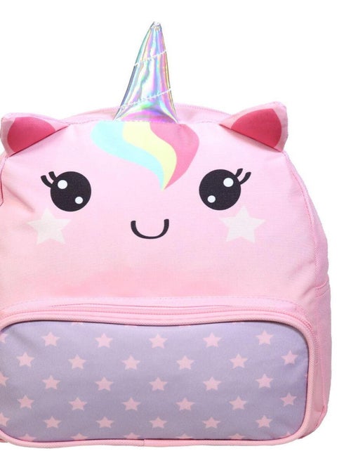 BAGTROTTER Sac à dos gouter maternelle 3D Licorne Kids Rose - Kiabi