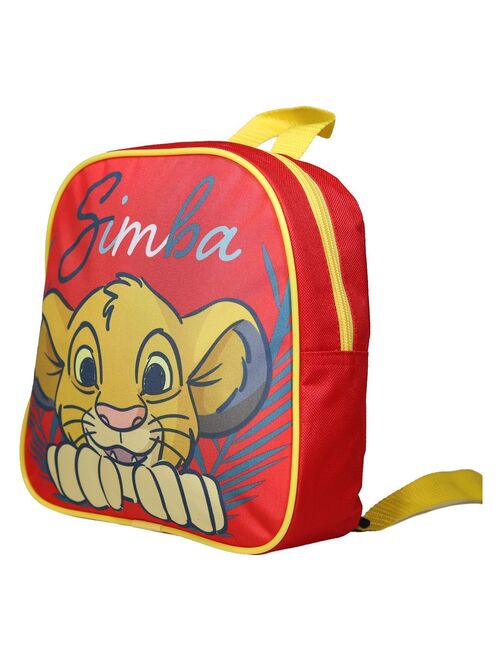 BAGTROTTER Sac à dos gouter maternelle Disney Le Roi Lion Simba Rouge - Kiabi
