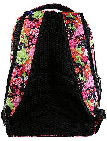BAGTROTTER Set de sac à dos, sac gym et trousse Bagtrotter Multicolore Fleurs japonaises