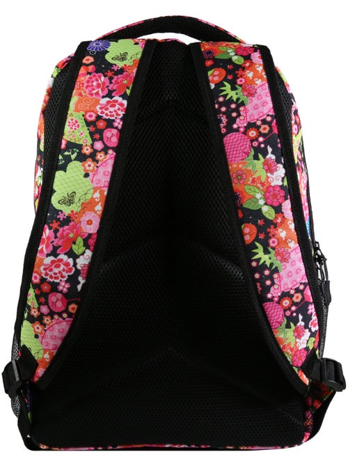 BAGTROTTER Set de sac à dos, sac gym et trousse Bagtrotter Multicolore Fleurs japonaises - Kiabi