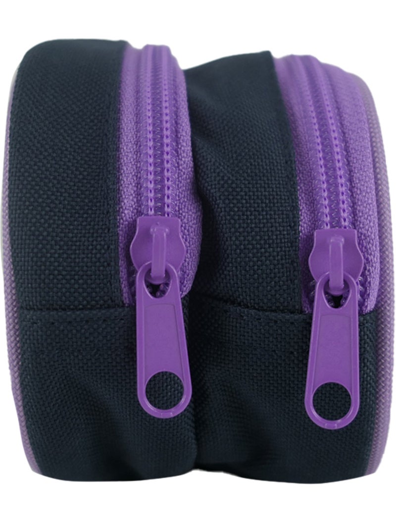 BAGTROTTER Trousse scolaire 2 compartiments Cybel Bleu Bleu - Kiabi