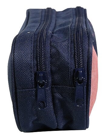 BAGTROTTER Trousse scolaire 2 compartiments Cybel Cheval Licorne Bleu