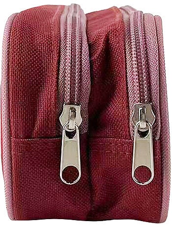 Bagtrotter Trousse scolaire 2 compartiments Cybel Rose