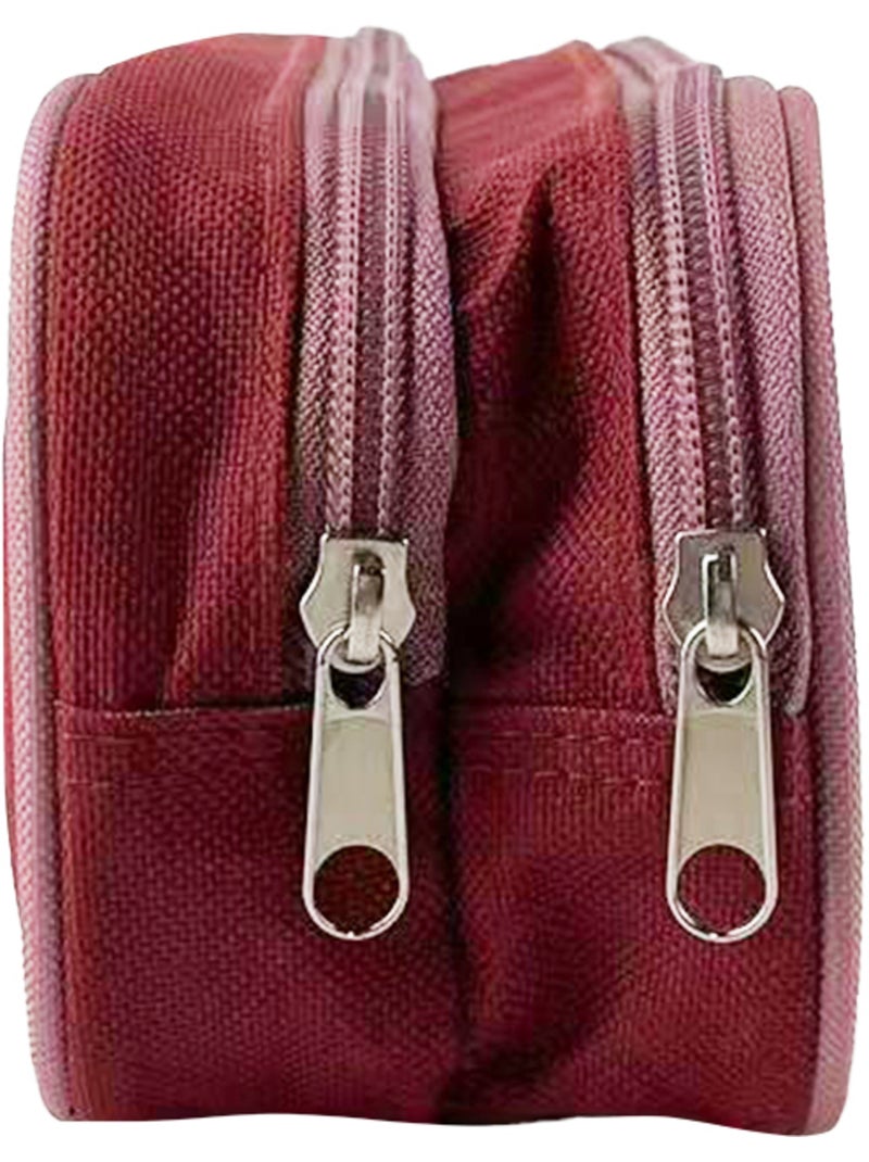Bagtrotter Trousse scolaire 2 compartiments Cybel Rose Rose - Kiabi