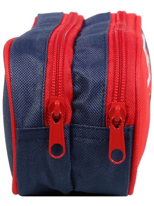 BAGTROTTER Trousse scolaire 2 compartiments Disney Cars Rouge et bleu - Kiabi
